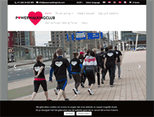 Tablet Screenshot of powerwalkingclub.com